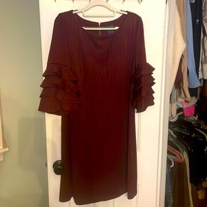 Burgundy Dress size 16